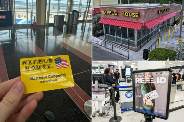 Miami, Flórida, Aeroporto Internacional em Miami, Mensagem de Id de Segurança Interna.