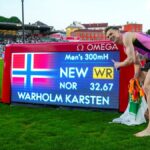 Warholm coloca o melhor mundo em 300m obstáculos na Liga de Diamondos de Oslo