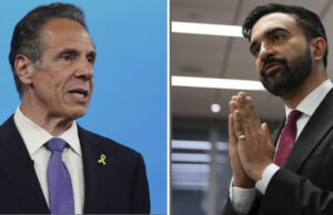 Zahran Mamdani reage a Andrew Cooked em pé na corrida do prefeito Zahran Mamdani reage a Andrew Cooked em pé na corrida do prefeito