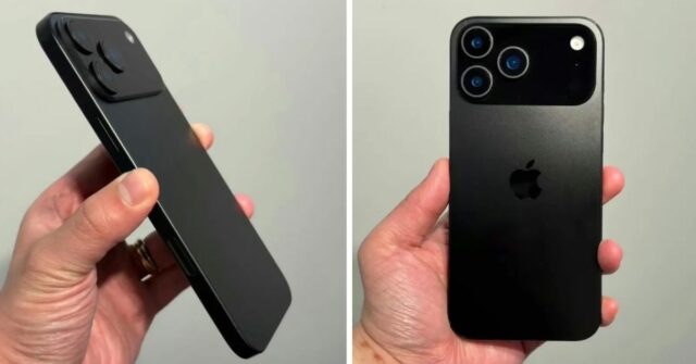 iPhone 17 Pro: uma aparência mais atenta ao novo design "Barra de câmera"

