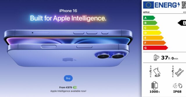 iPhone e iPad agora estão equipados com rótulos de energia da UE, eis o que eles revelam

