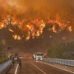 1700 evacuados, bombeiro morto quando incêndios turcos rasgam a capital