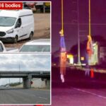 20 corpos - incluindo quatro pendurados da ponte perto do saco plástico de cabeças humanas - encontradas no México