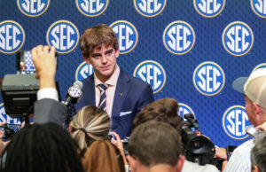 2025 Taxas do campeonato da SEC: 4 equipes com as melhores taxas para ganhar o campeonato March Madness Logo