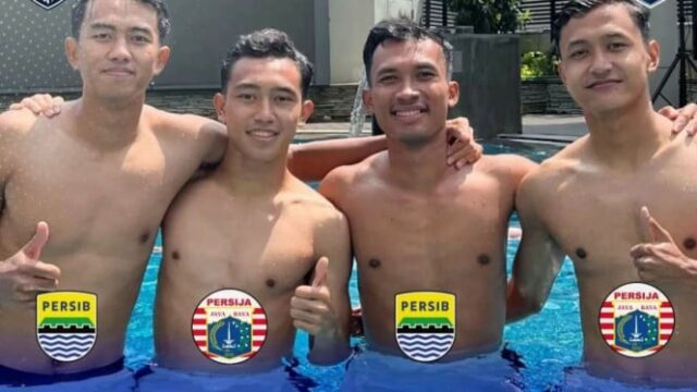 4 Persibe e Persija Compact Players Relaxando na piscina, Robi Darwis: Você traz ótimo?

