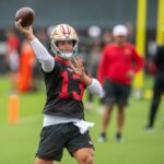 49ers Camp: Brock Purdy supera que eles são enrolados no backfield