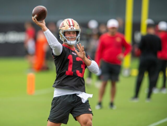 49ers Camp: Brock Purdy supera que eles são enrolados no backfield

