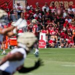 49ers Campo de treinamento: Jennings, McCaffrey, Defesa abaixo de 10 linhas de ação