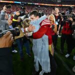 49ers quarterback Brock Purdy se torna o pai de uma garota