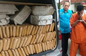 9 kg de maconha pronta para distribuição em East Yakarta para ficar frustrado pela polícia, 2 homens foram presos sob o JPO Ciracas 9 kg de maconha pronta para distribuição em East Yakarta para ficar frustrado pela polícia, 2 homens foram presos sob o JPO Ciracas