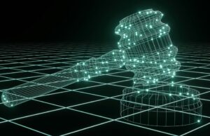 Apple esquiva o iOS 13 da era nos dados do cartão Over A USA (por enquanto) A Apple ordenou a pagar uma patente de US $ 502 milhões, apesar da ameaça de deixar o mercado do Reino Unido | Representação digital de uma aldeia do tribunal