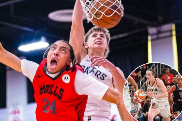 A Dunk da Liga de Verão da NBA se torna viral - e atrai a atenção de Caitlin Clark

