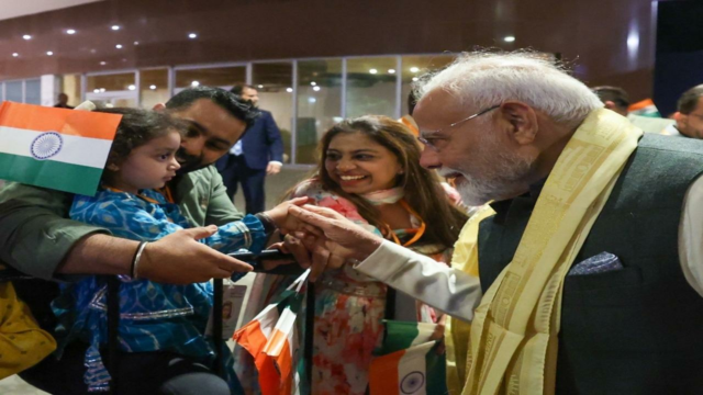 A PM Modi recebe uma grande recepção no Brasil, cooperando com a diáspora indiana

