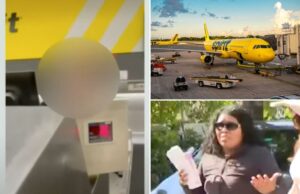 A Spirit Airlines Passnger fumaça quando os funcionários recusam os quadros de aeronaves após a cirurgia plástica A Spirit Airlines Passnger fumaça quando os funcionários recusam os quadros de aeronaves após a cirurgia plástica