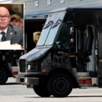 Dosagem de caminhões estacionados na planta de distribuição.