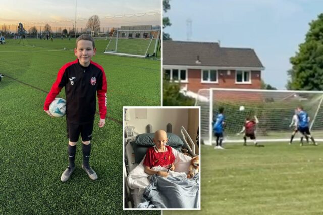 A adolescente supera o câncer raro e depois se opõe ao time de futebol com um portão salvando a temporada na primeira partida: "Sem olho seco à vista"

