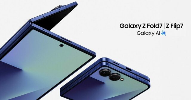 A conta oficial de suporte da Apple promoveu acidentalmente um telefone dobrável da Samsung | Imagem promocional para o telefone