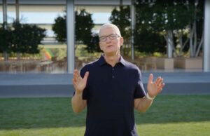 A corrida de Tim Cook como CEO da Apple pode ser muito mais longa do que você pensa Piani iOS 18 por Apple | Tim Cook fala em Apple Park