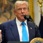 Donald Trump fala sobre o pódio.