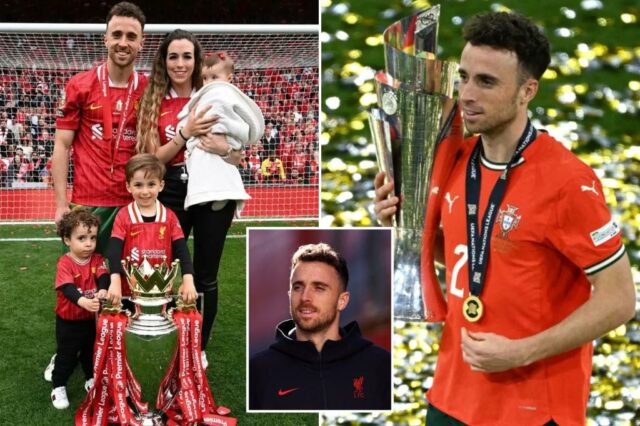 A estrela do Liverpool Diogo Jota, 28 anos, morre em um acidente de carro na Espanha - alguns dias após o casamento

