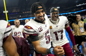 Analista da NLFL CIITE elemento -chave na saga de Terry Mmlaurin A ex-estrela da NFL Cam Newton pergunta difícil que Jayden Daniels pergunta