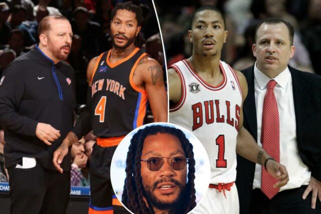A ex -estrela do Knicks, Derrick Rose, conversou com Tom Thibodeau sobre chocante - eis o que ele disse

