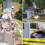 A família NJ está experimentando por pouco a explosão destrutiva da casa após a evacuação por causa do dilúvio: "A tempestade salvou nossas vidas"