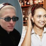 A fashionista está cheia de uma farmácia em Nova York para sequestrar a faixa para a cabeça da Carolyn Bessette-Kennedy, icônica, icônica e icônica