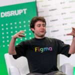 Dylan Field, CEO at Figma on the TechCrunch Disrupt stage in San Francisco on October 20, 2022. Image Credit: Haje Kamps / TechCrunch
