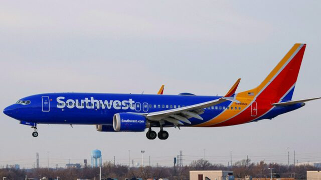 A mainstression of Southwest Airlines