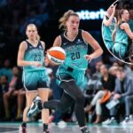 A grande noite de Sabrina Ionescu tem liberdade de vitória sobre o ASES