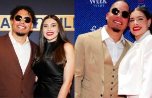 A irmã de Willy Adames, Nixzali, passa o tempo romântico com William Contreras enquanto compartilhava PDA nas ruas da cidade de Nova York March Madness Logo