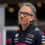 Max Verstappen e Oracle Red Bull Racing e Laurent Mekies da Holanda, gerente de equipe da Oracle Red Bull Racing - Fonte: Getty