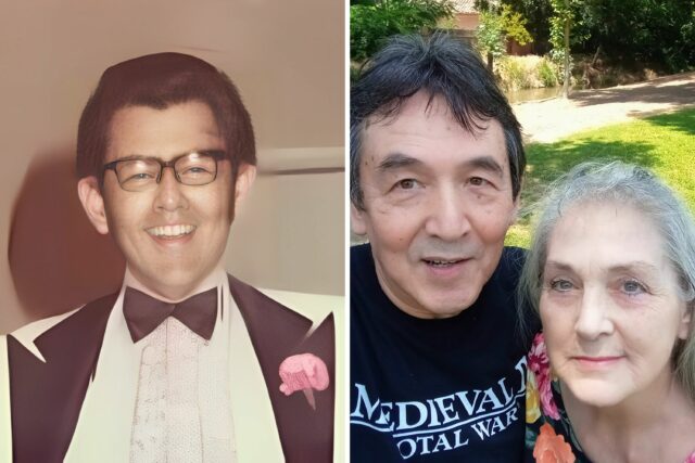 A mulher vai 71 anos pensando que é filho único, então ela recebe um e -mail

