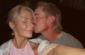 A namorada do jogador Jake Knapp foi ‘expulso’ brincando com o trabalho na televisão ao vivo A linha do tempo do jogador de golfe Brooks Koepka e Jena Sims