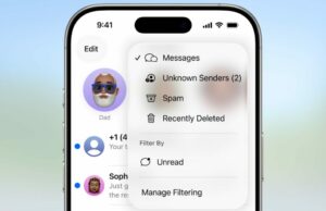A nova função das mensagens do iOS 26 tem captação de recursos políticos IOS 26 mensagens de remetentes indesejados