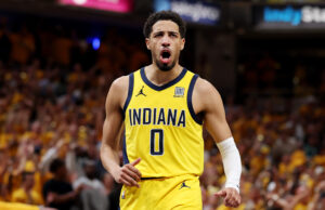 A reação da palavra -chave Haliburton Tyese à febre da Copa do Comissário A reação da palavra -chave Haliburton Tyese à febre da Copa do Comissário