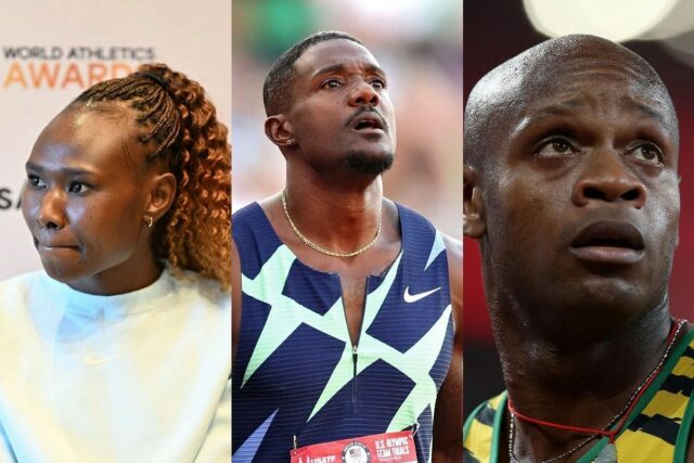 A suspensão doping de Ruth Chepngetich com proibição de substâncias proibidas de Justin Gatlin, Asafa Powell

