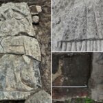 A tumba de um cavaleiro medieval descoberto sob o antigo salão de sorvete na animada cidade polonesa