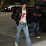 A verdadeira razão pela qual Matty Healy não estava no companheiro de banda e o casamento dos melhores amigos George Daniel que estrela 1975 liga Knuten com Charli XCX (Matty Bild em LA na sexta -feira)