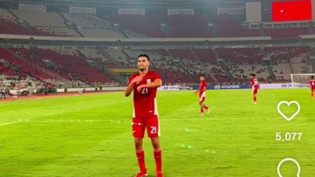 AFF U-23 Cup: Jens Raven fez 6 gols! A equipe nacional da Indonésia Sub-23 destruiu o Brunei por 8-0

