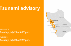 ATUALIZAÇÃO: Tsunami Advisory Active for Bay Area Shorelines até o início da quarta -feira ATUALIZAÇÃO: Tsunami Advisory Active for Bay Area Shorelines até o início da quarta -feira