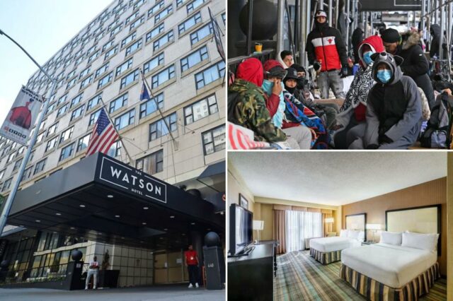 Abrigo de migração fechada em Nova York para conversão luxuosa - com 249 apartamentos e o longo piscina interna

