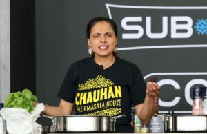 “Absolutamente não minha mordida favorita” – Cozinha Cutthroat: Knife Out Juiz Manet Chauhan, Comentários sobre o Toast Way de Tracey "Absolutamente não minha mordida favorita" - Cozinha Cutthroat: Knife Out Juiz Manet Chauhan, Comentários sobre o Toast Way de Tracey