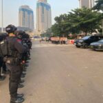 Ação de Ojol de hoje, a polícia mobilizou 1.632 pessoal para garantir a demonstração em Monas