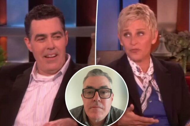 Adam Carolla lembra "Ellen DeGeneres Staff" esmagando "o medo no conjunto de talk show:" Ele não é uma pessoa legal "

