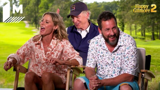 Adam Sandler e Julie Bowen na tecnologia de captura de movimento que costumavam se tornar mais jovens em Happy Gilmore 2

