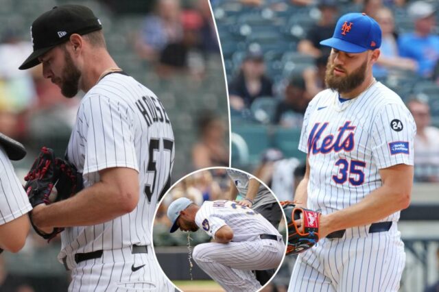 Adrian Houser vomita dentro de White Sox Dugout - e permanece no jogo no jogo: "Poke and Rally"

