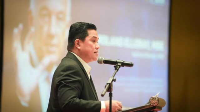 Agradecimentos Erick Thahir Presidente Pabowo, Julio se tornou o mês do futebol


