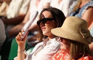 Aí vem o calor! Alerta de âmbar alerta no sul da Inglaterra como “assassino” -batendo no tampo a 32c Um espectador fã durante o dia 11 por Wimbledon em Londres